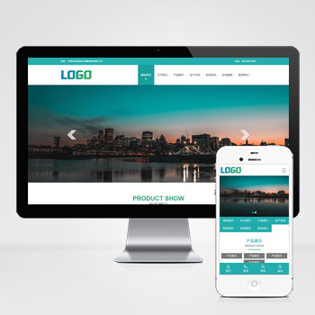 (PC+WAP)绿色水处理设备站模板 